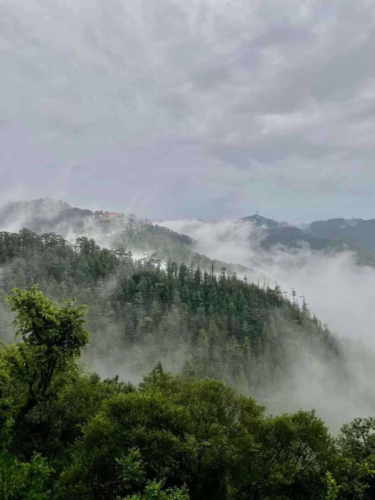 Alpine Clouds Over Deodar Peak